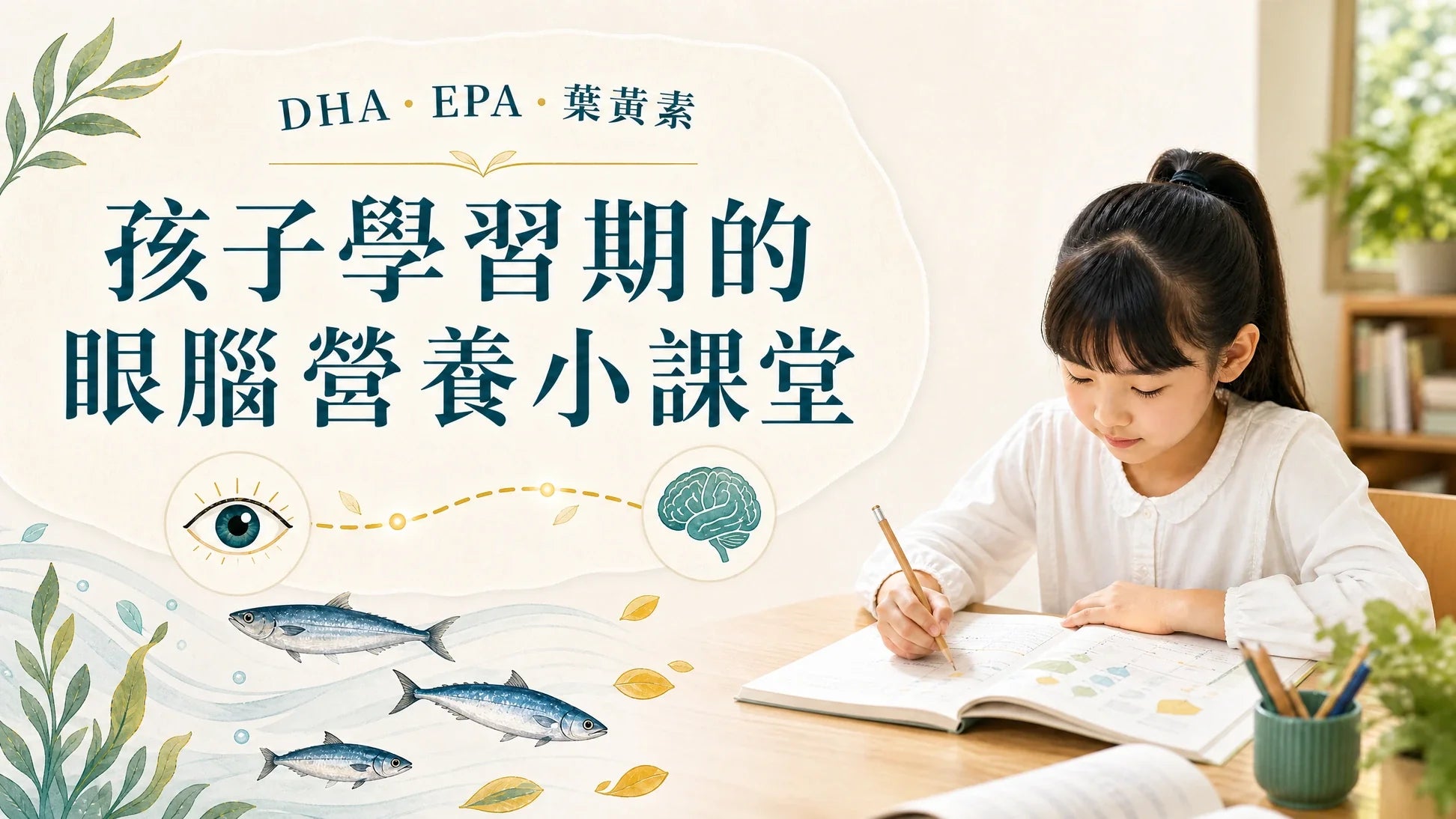 DHA, EPA and Lutein: An Eye–Brain Nutrition Guide for Children