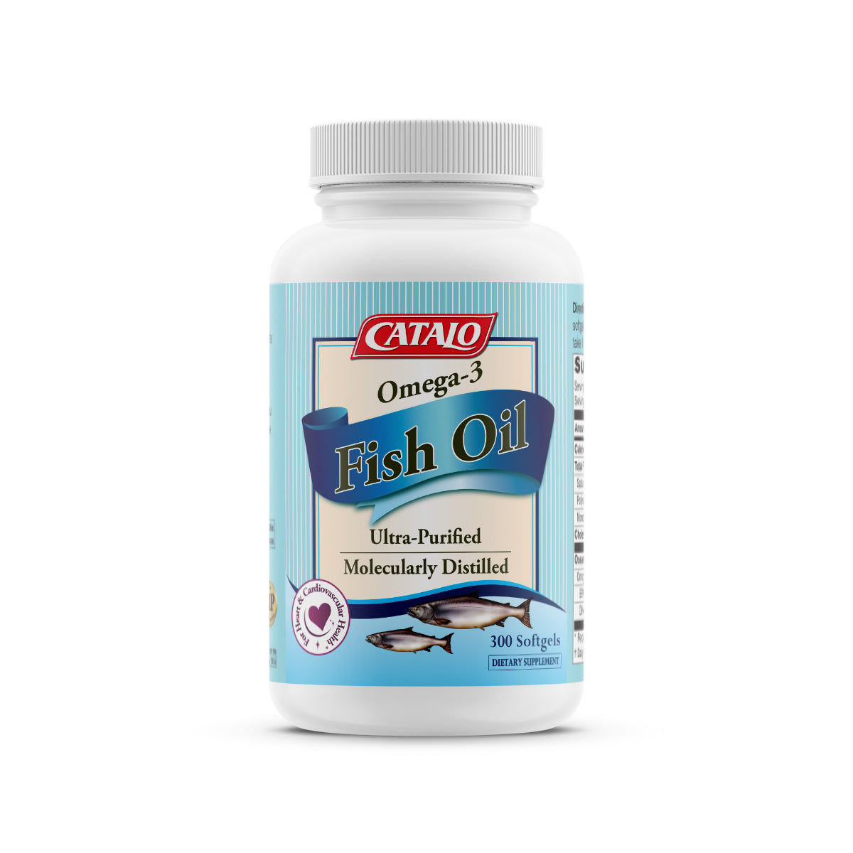 CATALO家得路奧米加3深海魚油精華 300粒，含高純度EPA及DHA，穩定膽固醇，促進腦細胞活動，適合關注眼睛健康者。