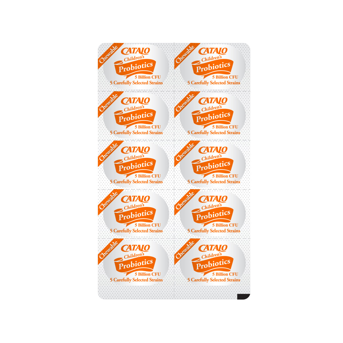 CATALO家得路兒童益生菌益腸健齒配方 30粒，含50億活性益生菌及菊寡糖，改善腸道及口腔健康，增強免疫力，適合2歲以上兒童。