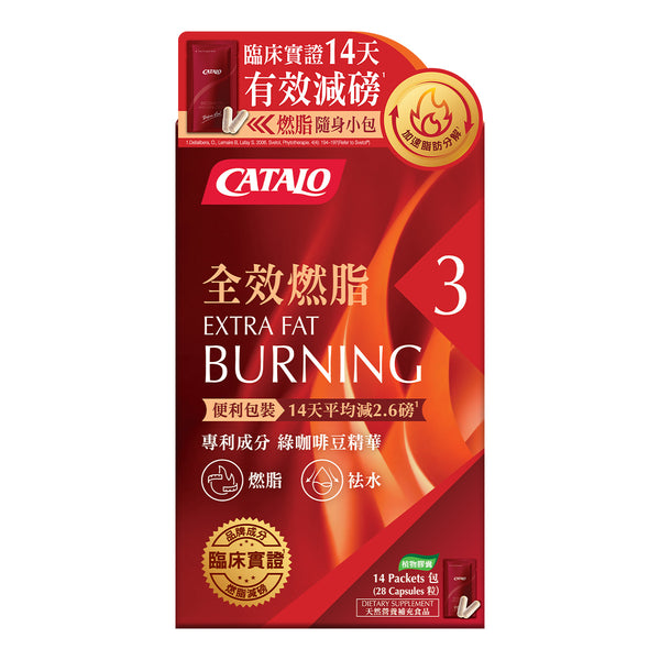 CATALO家得路全效燃脂配方 28粒，含Svetol®綠咖啡豆精華，快速燃脂，控制體重，減少脂肪比例，適合欲重塑身形人士。