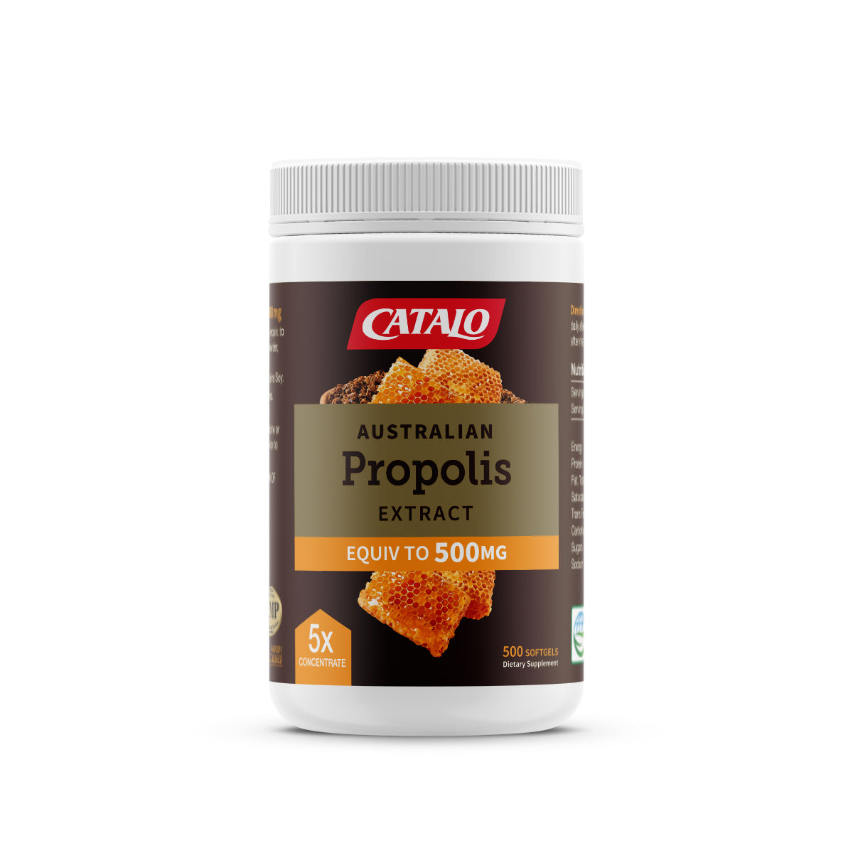 CATALO家得路澳洲蜂膠精華(500毫克) 500粒，含類黃酮素，提升免疫力，保護肝臟，適合關注健康者。